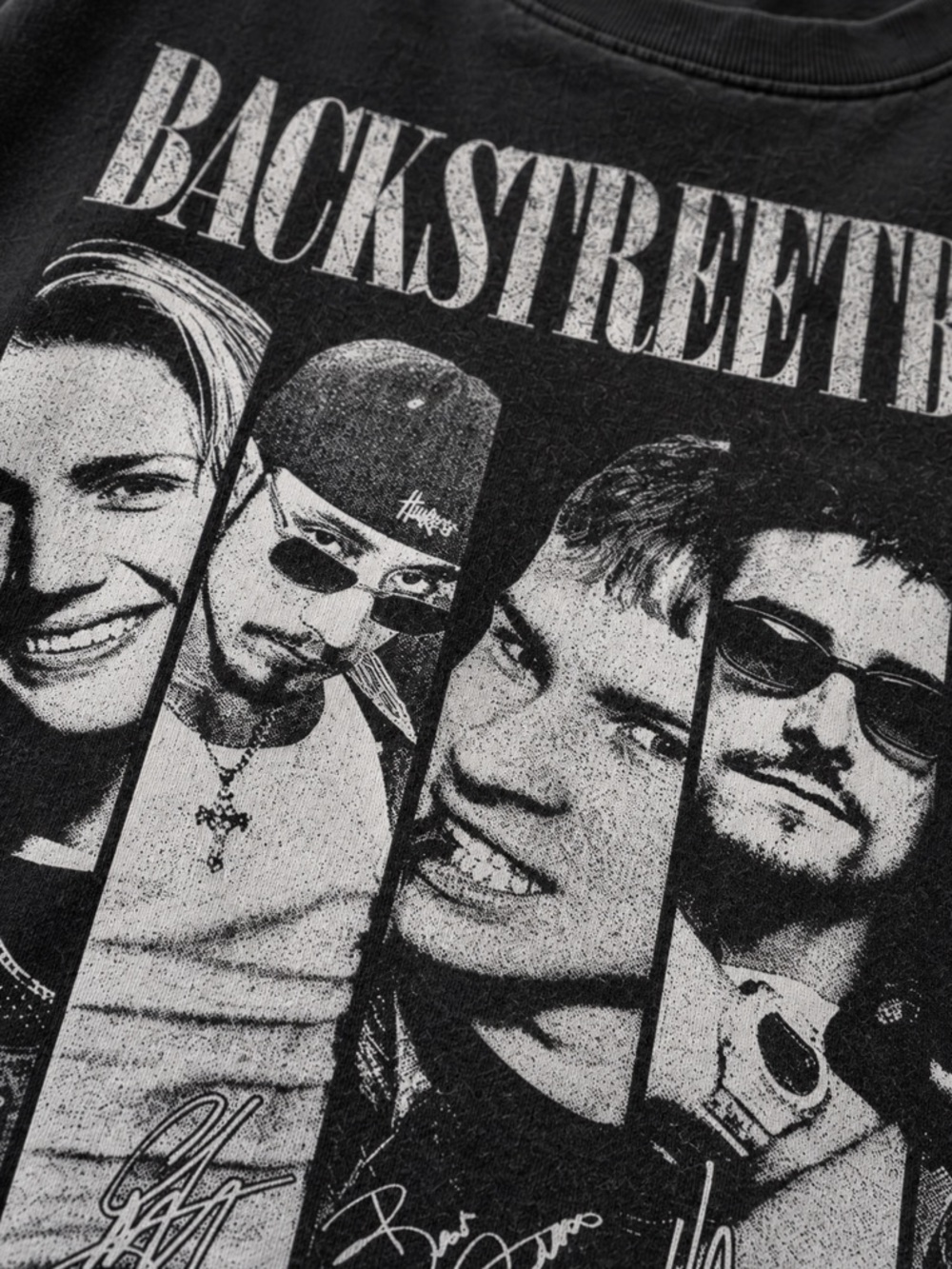 Backstreet Boys Düsseldorf 2026 With Signatures Black T-Shirt - Picture 3 of 3